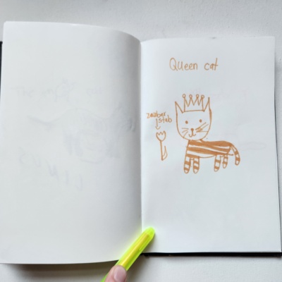 Unbenannte Katzenzeichnung