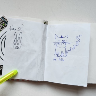 Unbenannte Katzenzeichnung
