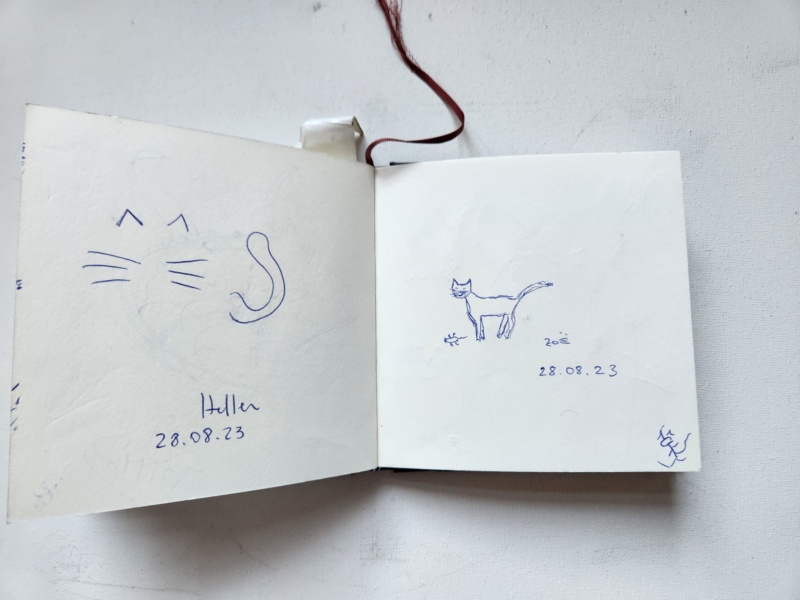 Handgezeichnete Katze Unbenannt