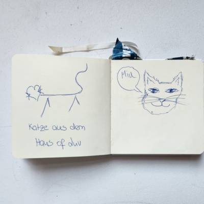 Unbenannte Katzenzeichnung