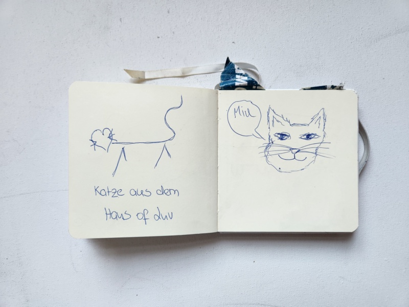 Handgezeichnete Katze Unbenannt
