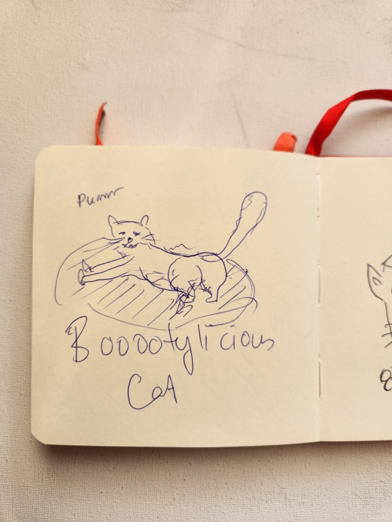 Handgezeichnete Katze Unbenannt