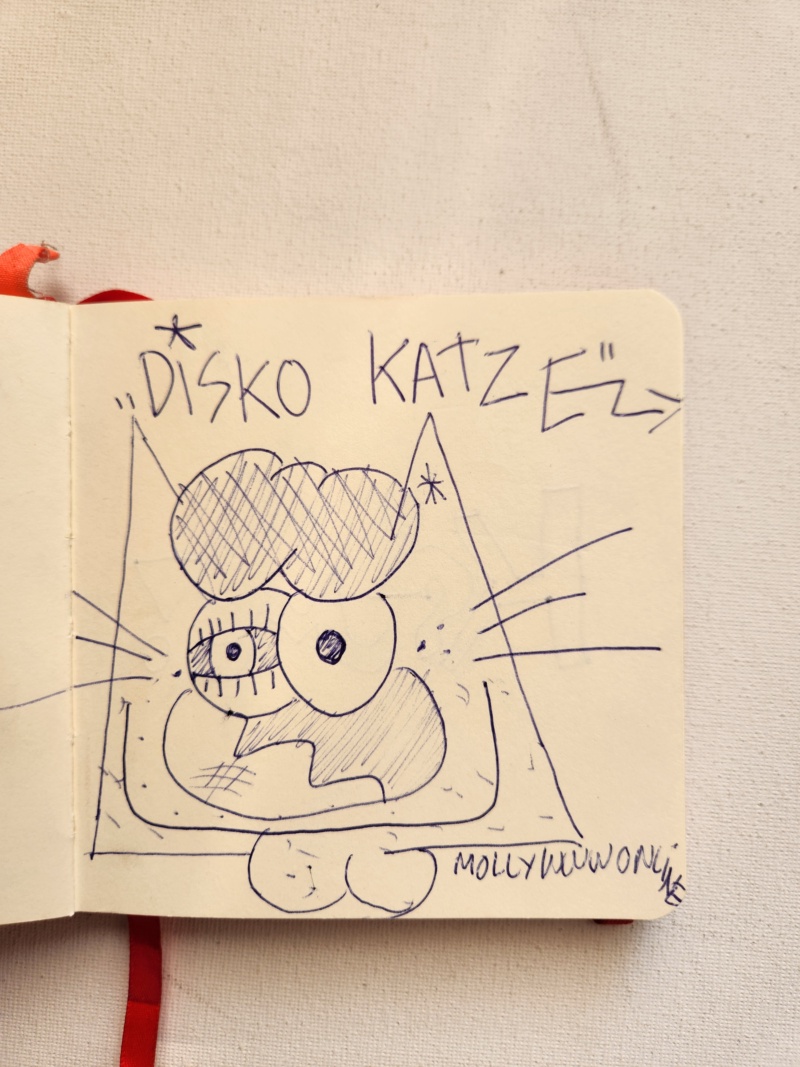 Handgezeichnete Katze Unbenannt