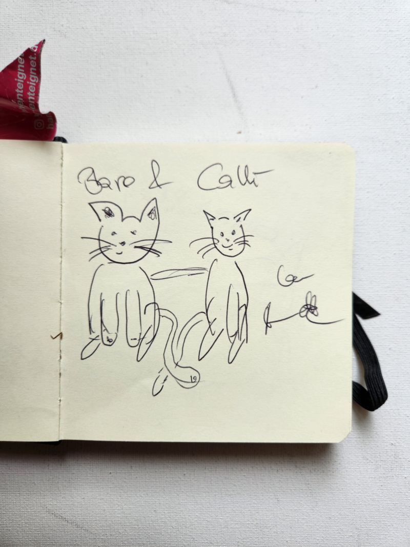Handgezeichnete Katze Unbenannt