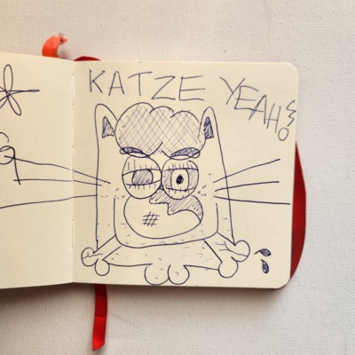 Unbenannte Katzenzeichnung