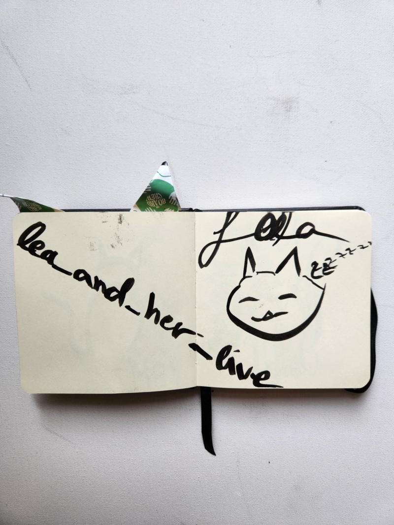 Handgezeichnete Katze Unbenannt