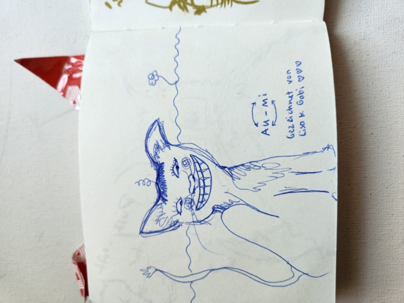 Handgezeichnete Katze Unbenannt