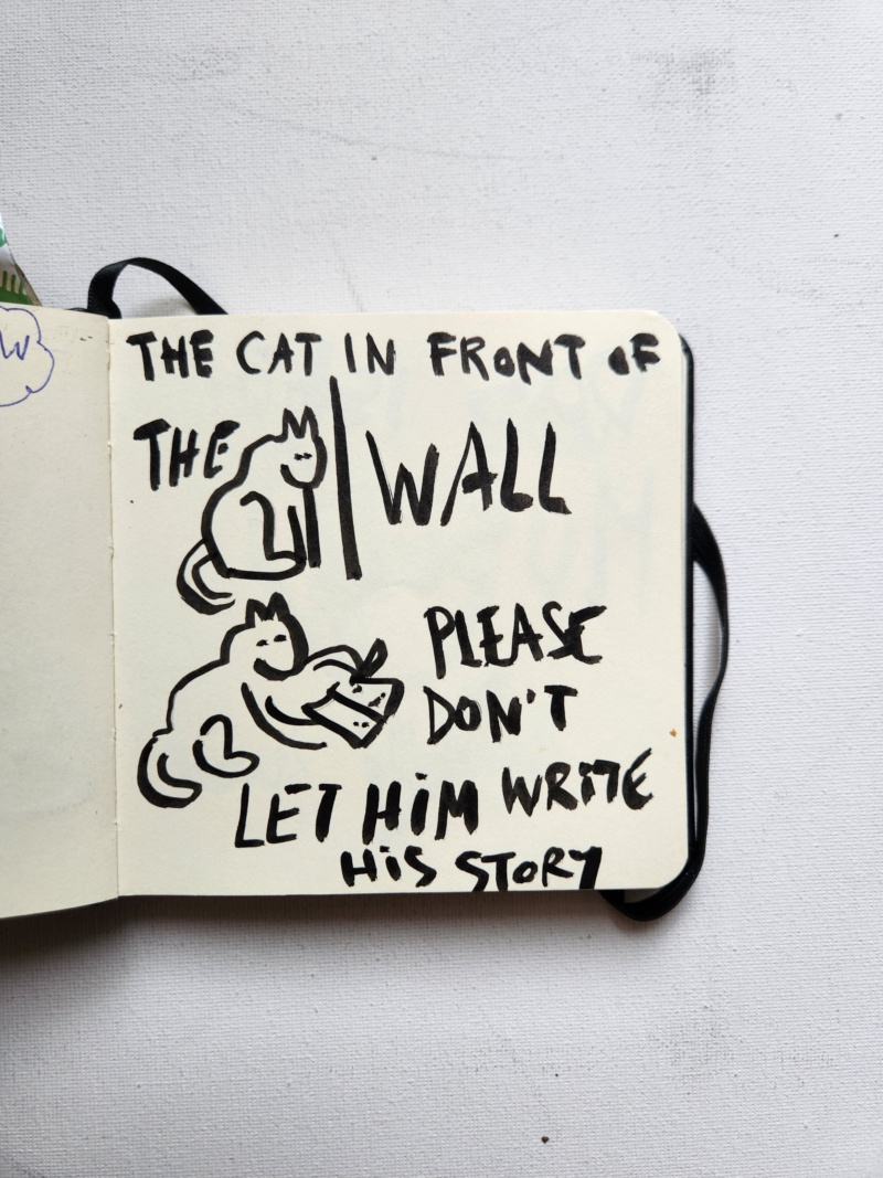 Handgezeichnete Katze Unbenannt