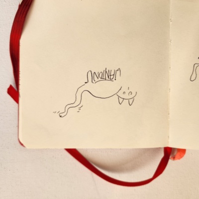 Unbenannte Katzenzeichnung