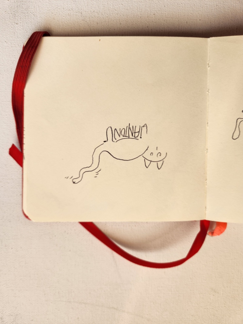 Handgezeichnete Katze Unbenannt