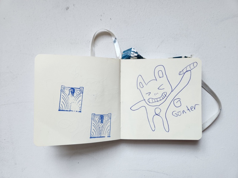 Handgezeichnete Katze Unbenannt