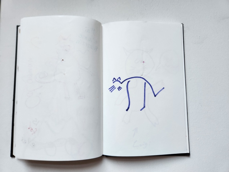 Handgezeichnete Katze Unbenannt