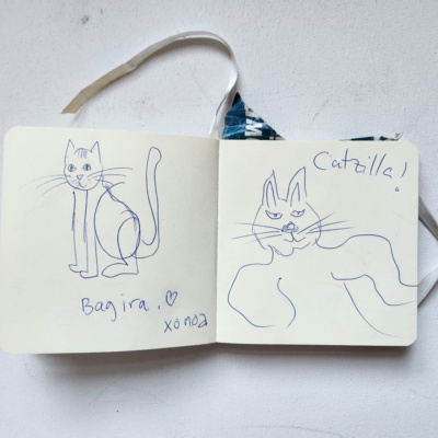 Unbenannte Katzenzeichnung