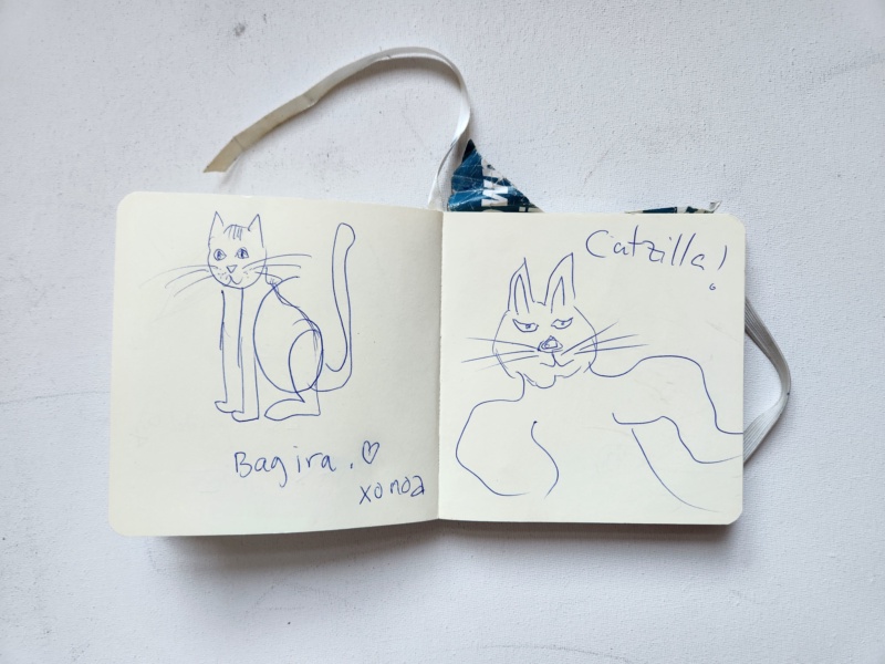 Handgezeichnete Katze Unbenannt