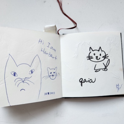 Unbenannte Katzenzeichnung