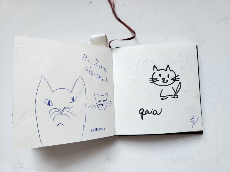 Handgezeichnete Katze Unbenannt