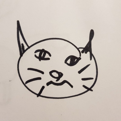 Unbenannte Katzenzeichnung