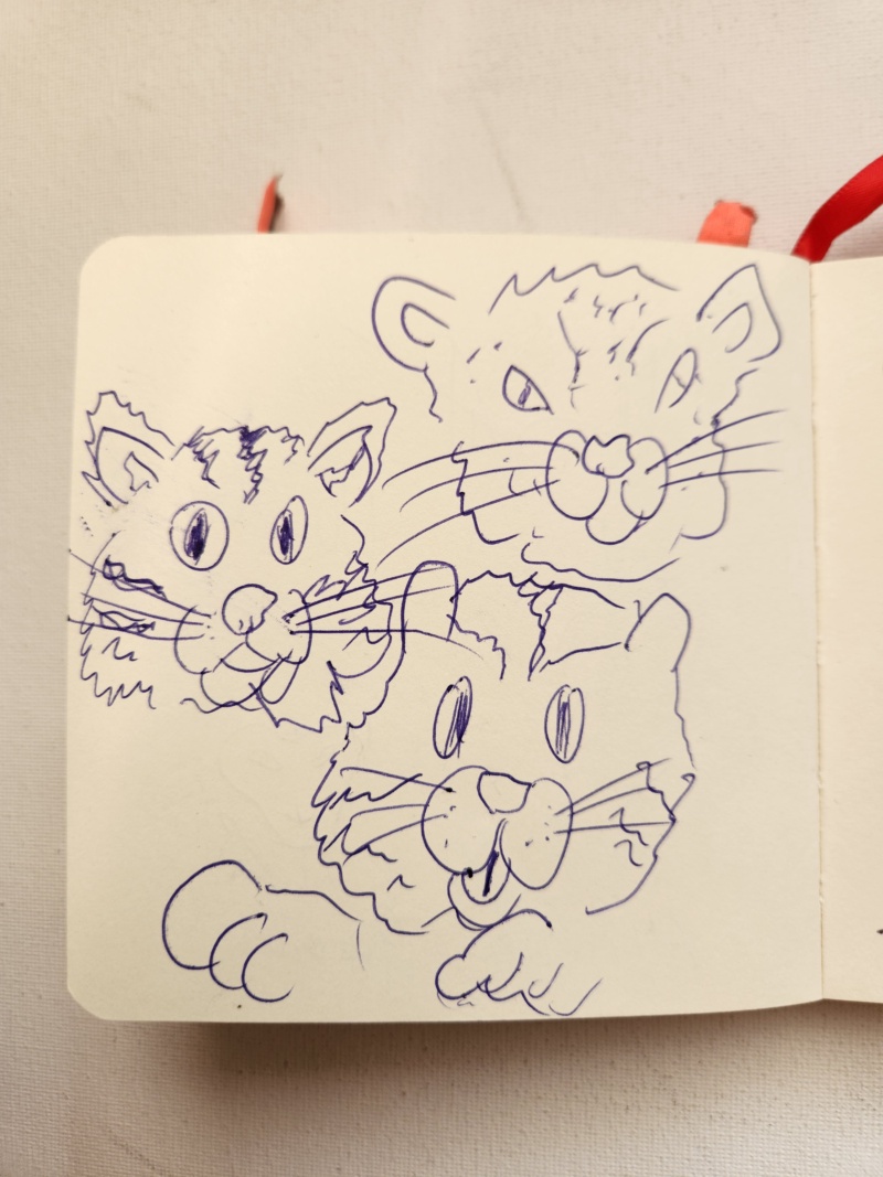 Handgezeichnete Katze Unbenannt