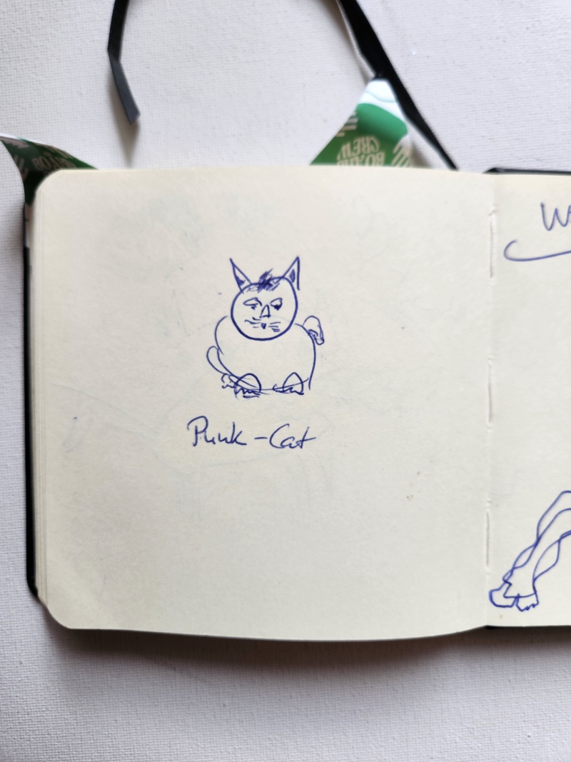 Handgezeichnete Katze Unbenannt