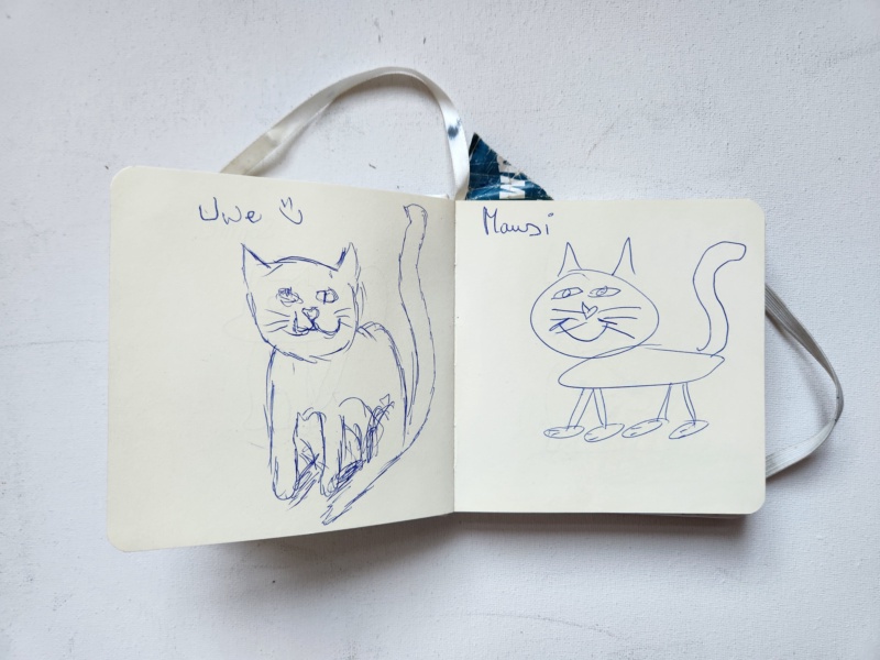 Handgezeichnete Katze Unbenannt
