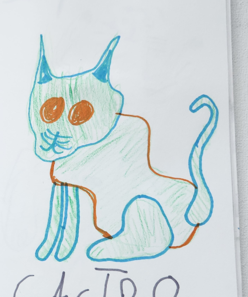 Handgezeichnete Katze CATTO