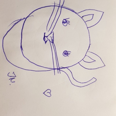 Unbenannte Katzenzeichnung