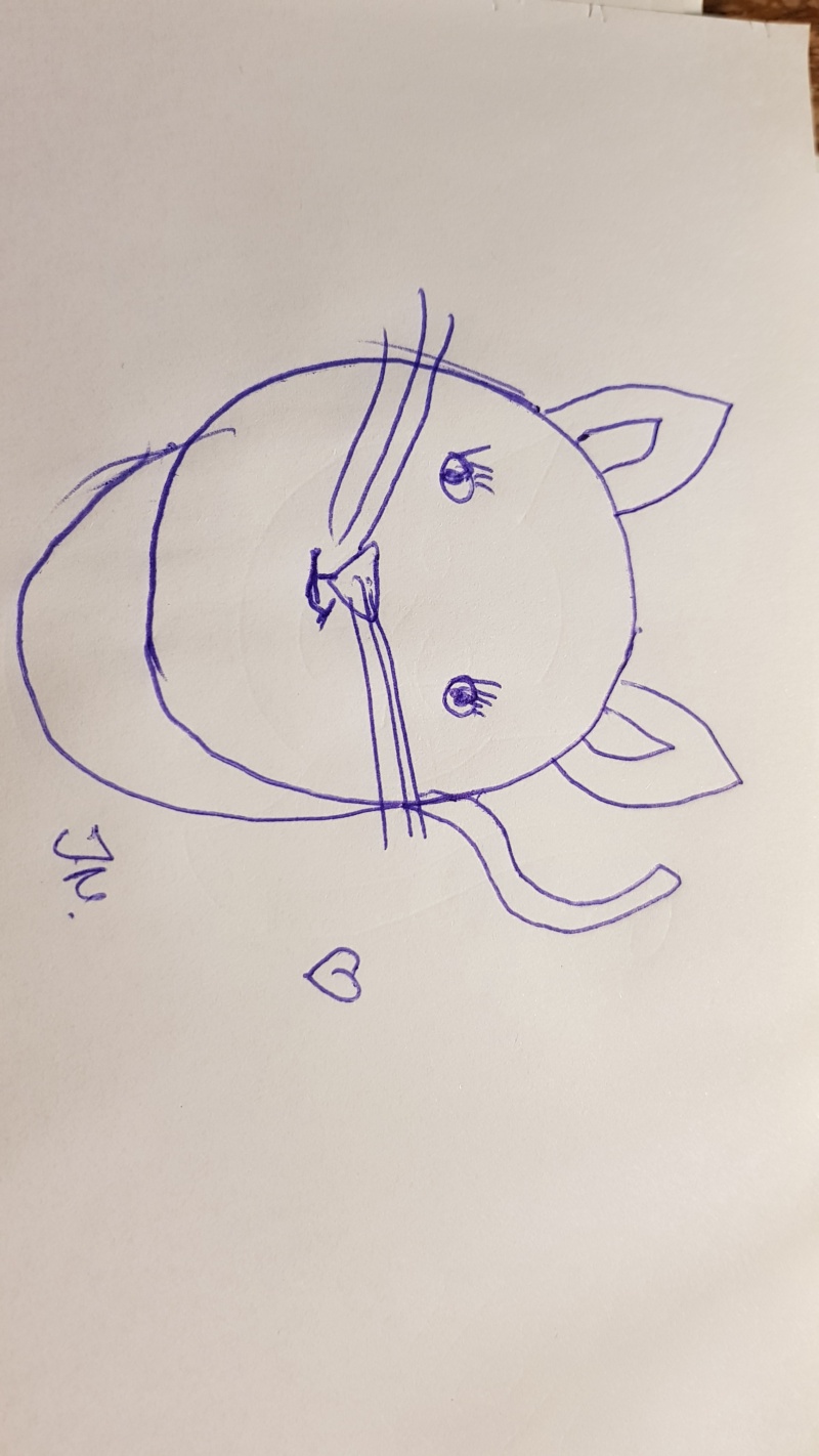 Handgezeichnete Katze Unbenannt