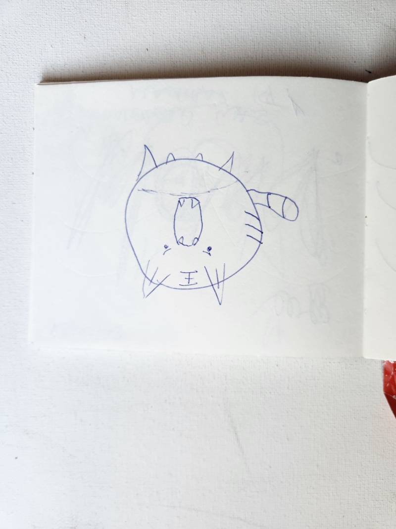 Handgezeichnete Katze Unbenannt