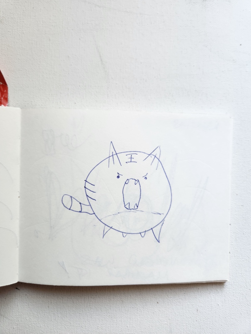 Handgezeichnete Katze Unbenannt