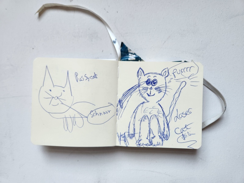Handgezeichnete Katze Unbenannt