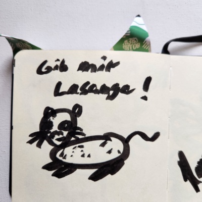 Unbenannte Katzenzeichnung