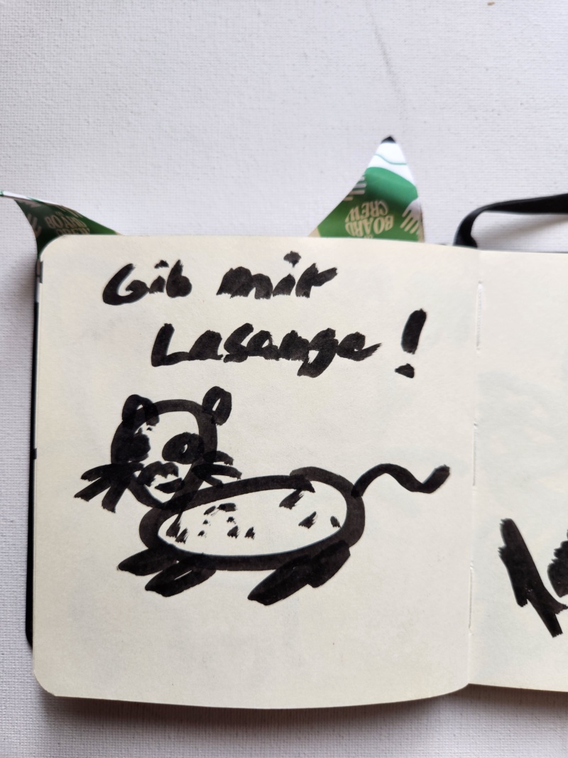 Handgezeichnete Katze Unbenannt