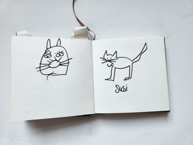 Handgezeichnete Katze Unbenannt
