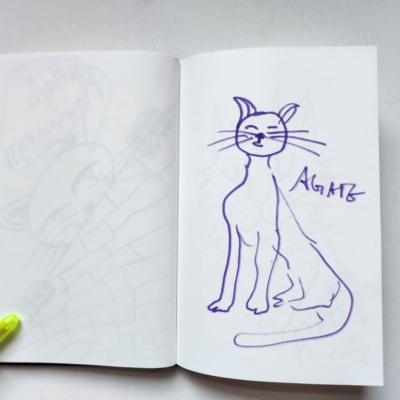 Unbenannte Katzenzeichnung