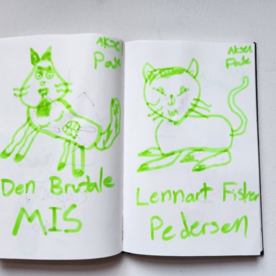 Unbenannte Katzenzeichnung