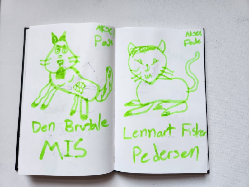 Handgezeichnete Katze Unbenannt