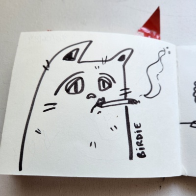 Unbenannte Katzenzeichnung