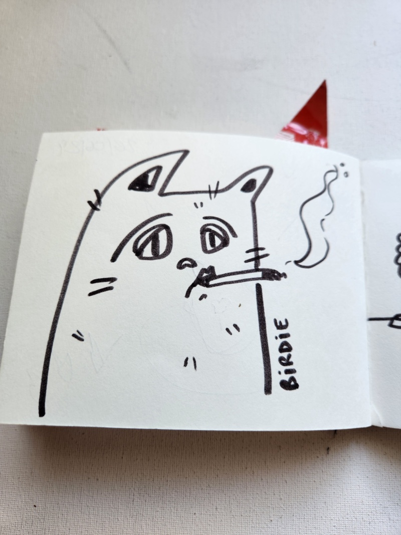 Handgezeichnete Katze Unbenannt