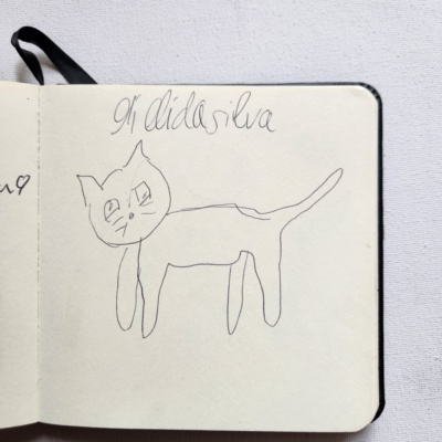 Unbenannte Katzenzeichnung