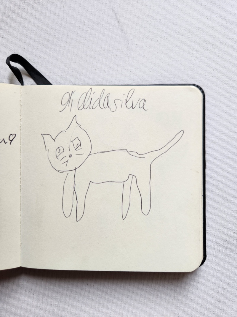 Handgezeichnete Katze Unbenannt