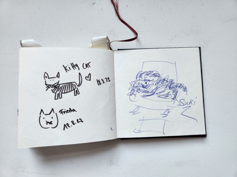 Handgezeichnete Katze Unbenannt