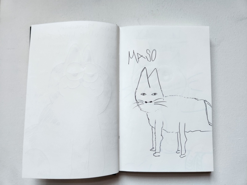 Handgezeichnete Katze Unbenannt