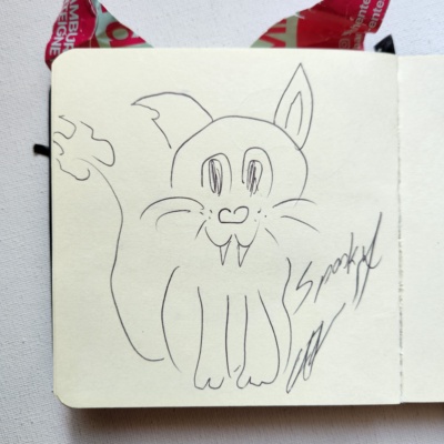 Unbenannte Katzenzeichnung