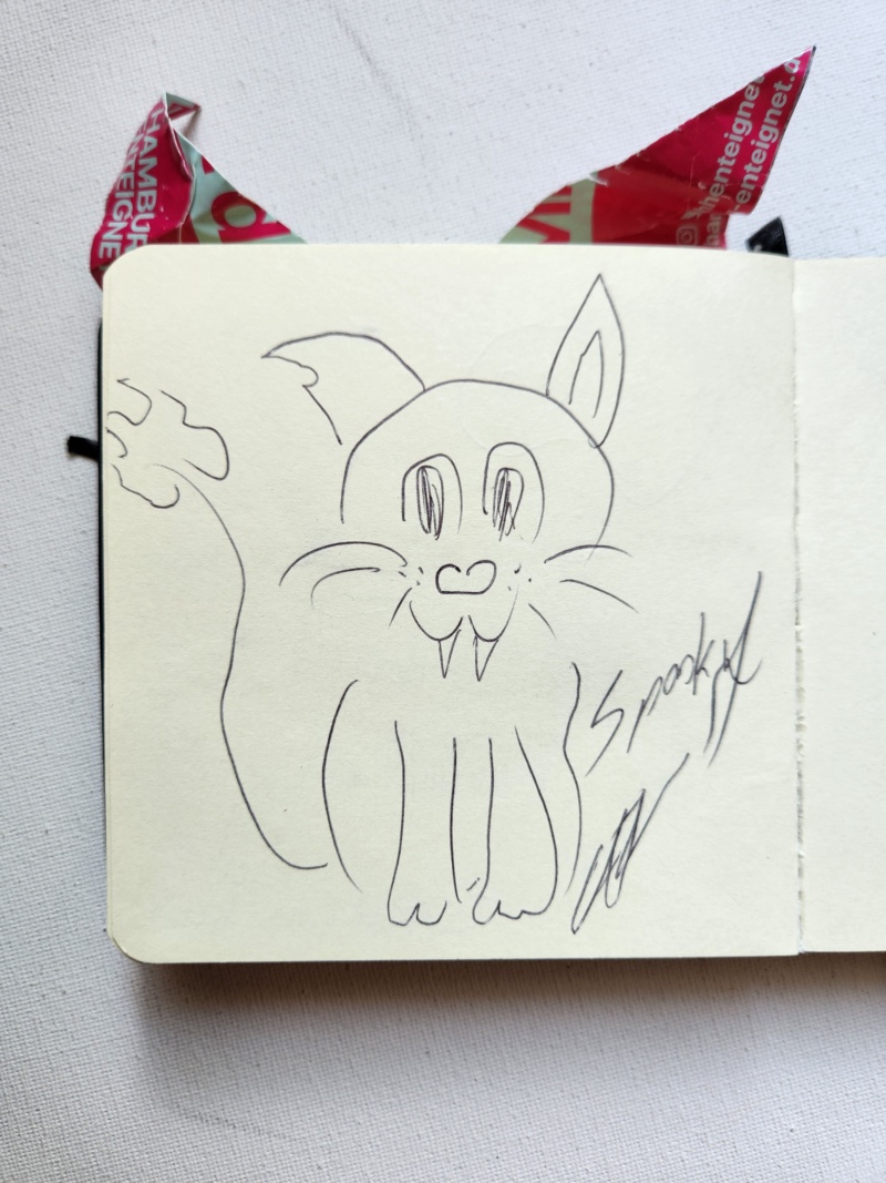 Handgezeichnete Katze Unbenannt