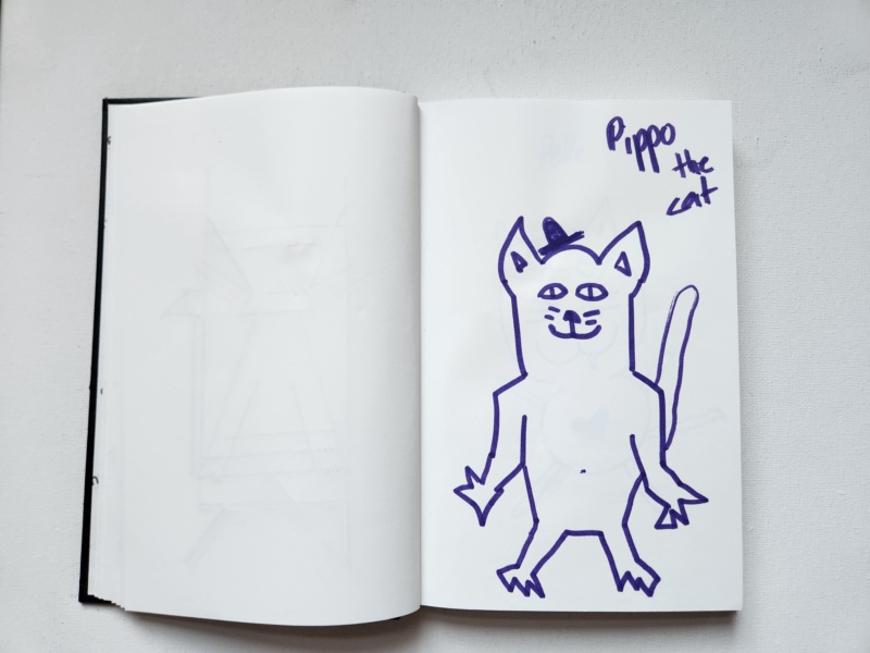 Handgezeichnete Katze Unbenannt