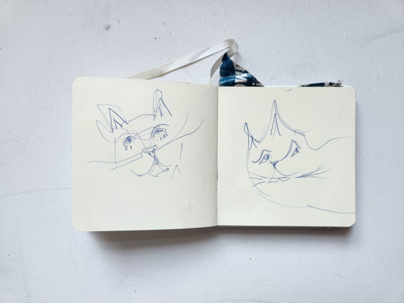 Handgezeichnete Katze Unbenannt