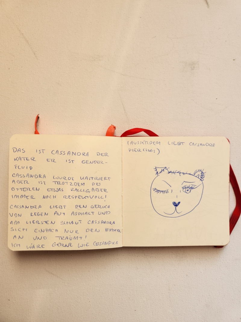 Handgezeichnete Katze Unbenannt