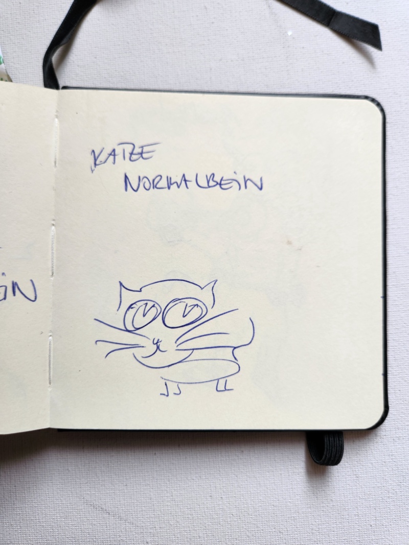 Handgezeichnete Katze Unbenannt