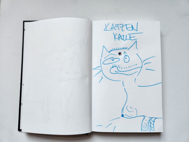 Handgezeichnete Katze Unbenannt