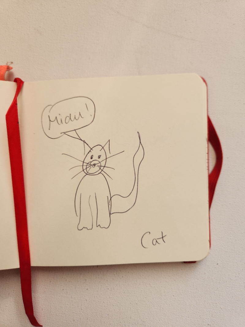 Handgezeichnete Katze Unbenannt